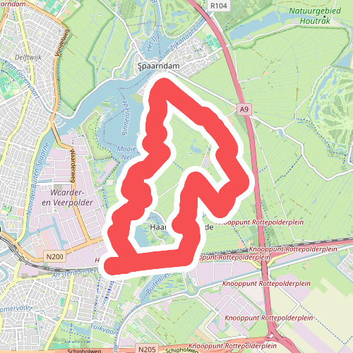 Haarlemmerliedetocht (blauw) 