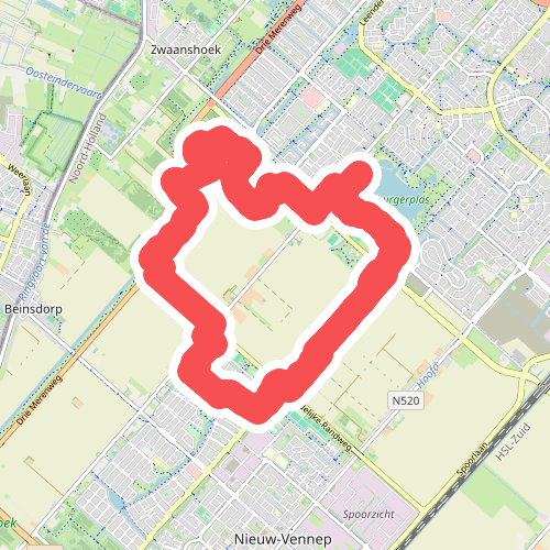 PARK21-route (groen) 