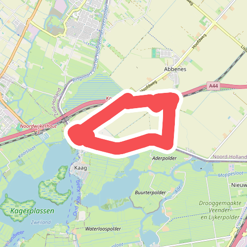 Kagermeerroute (groen) 