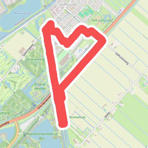 Geniedijkroute (geel) 