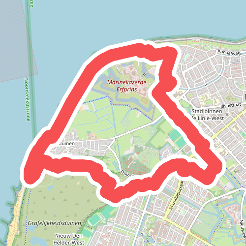 Fort Kijduinroute (paars)