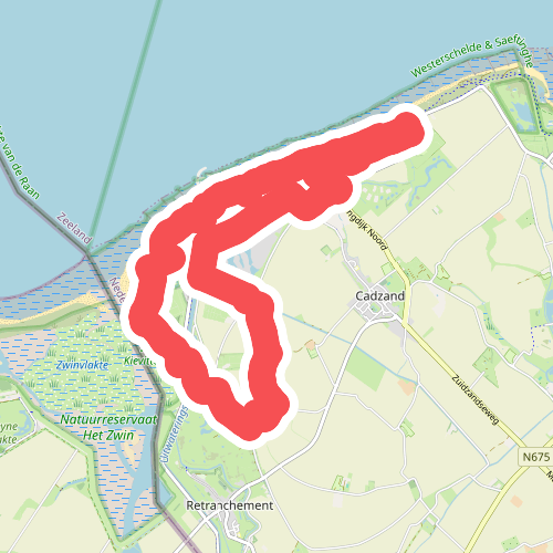 Wandelen langs t Zwin