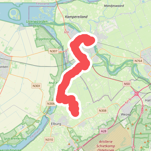 Oosterwolde - Kampen · Zuiderzeepad etappe 15
