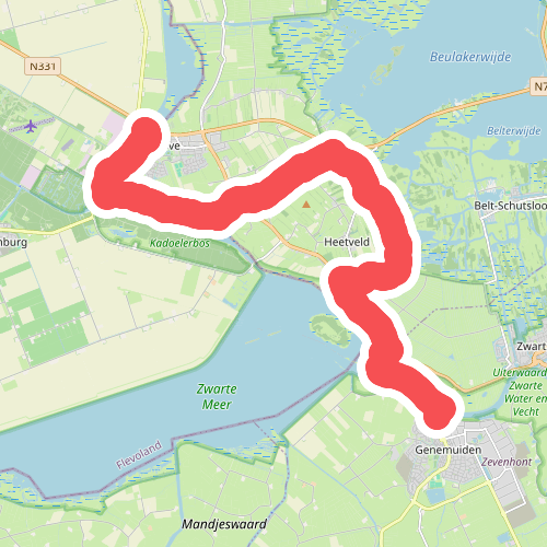 Genemuiden - Vollenhove · Zuiderzeepad etappe 17