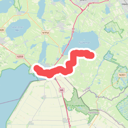 Echtenerbrug - Lemmer · Zuiderzeepad etappe 20