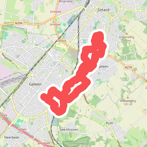 Van Stadspark naar Stadspark Sittard-Geleen SG01