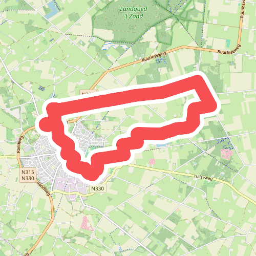 Um de Olde Spoorbaan route