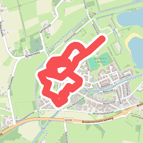 Vestingstadroute Bredevoort