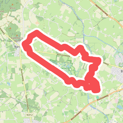 Boschheurne Galgenkamp route