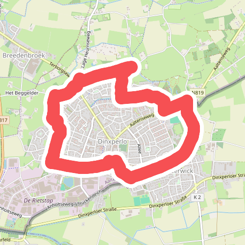 Coulissenlandschap Route