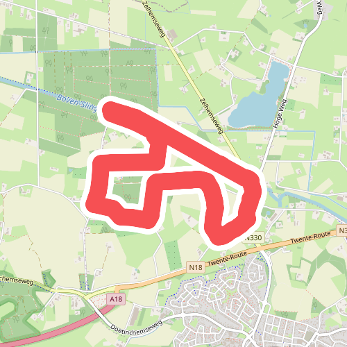 Blauwe route Vlaswinkel