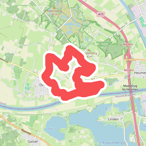 Heerlijkheden van Overasselt - Groene route