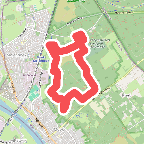 Landgoed Mookerheide - Twee schansen route