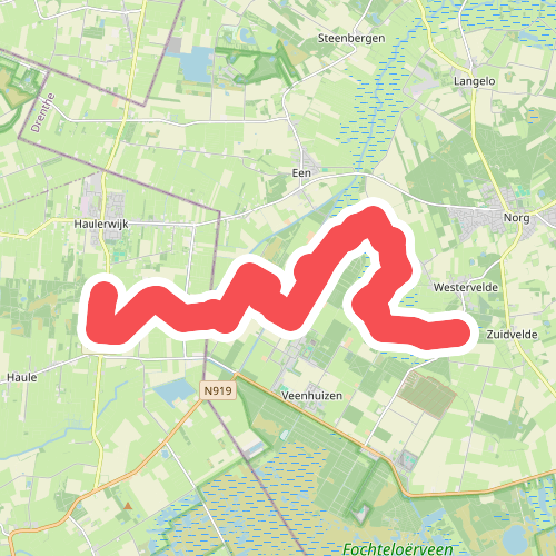 Haulerwijk - Westervelde · Stellingenpad etappe 11