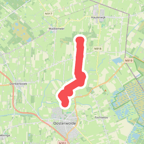 (Doorsteek) Oosterwolde - Haulerwijk · Stellingenpad etappe 14