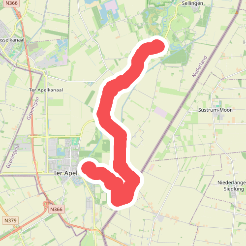 Sellingen - Ter Apel · Westerwoldepad etappe 5