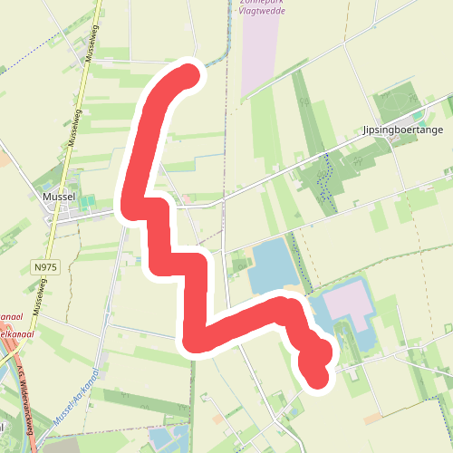 Sellingen - Mussel · Westerwoldepad etappe 7