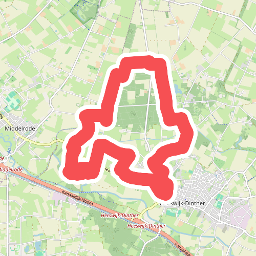 Brabantse bossen en een burcht