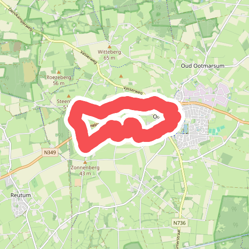 Pittoresk stadje in Twents heuvelland