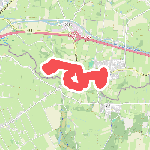 Ooievaars in het Reestdal