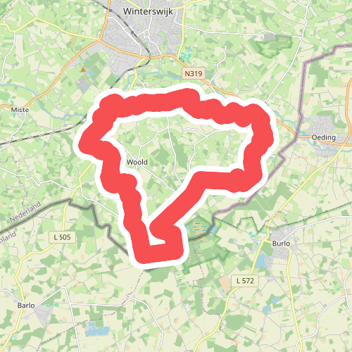 Rondwandeling Woold · Scholtenpad etappe 13