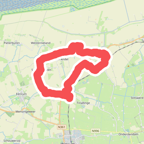 Hoog boven Groningen