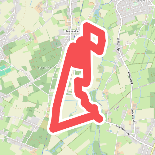 Heesakkerheide Pelt - Rood