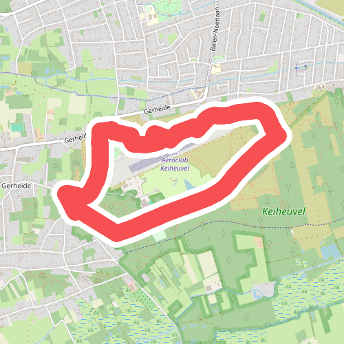 Keiheuvelwandeling - verkort traject