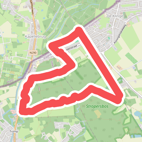 Stropersbos wandelroute