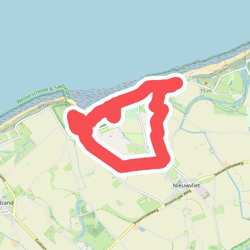 Land en water bij Nieuwvliet