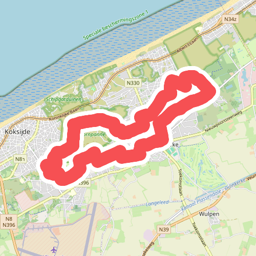 Duinenwandeling in Koksijde - Oostduinkerke