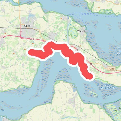 's-Gravenpolder - Waarde · Grenslandpad etappe 5