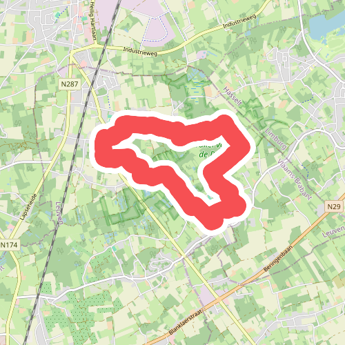 Vallei van de Drie Bekenwandeling (rood)