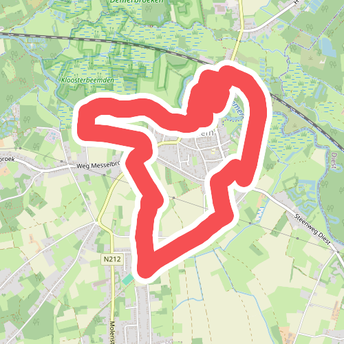 Demerbroekenwandeling oranje