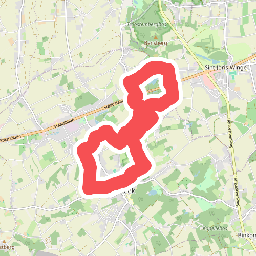 Spichtwandeling (rood)