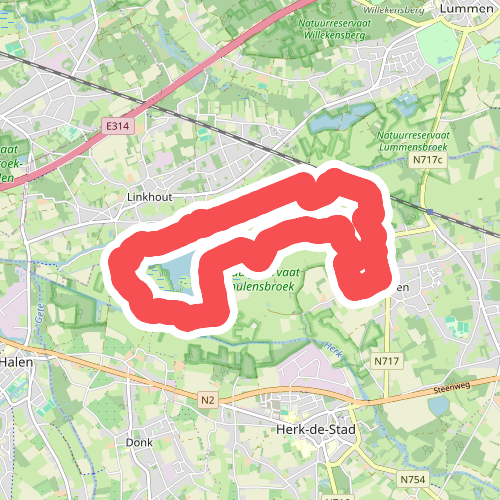 Gele wandeling Schulensmeer