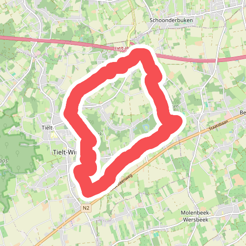 Tieltse Mottewandeling rood