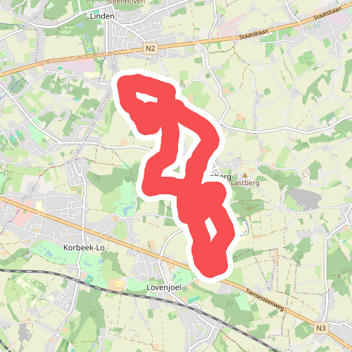 Koeboswandeling rood