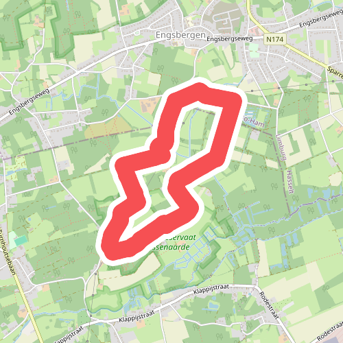 Asdonkwandeling - Blauw