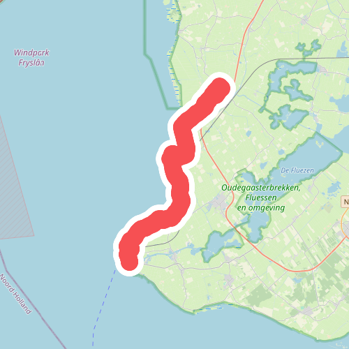 Johan Frisosluis (Stavoren) - Workum · Elfstedenpad etappe 6