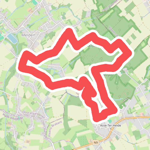 Kravaalbos Wandelroute