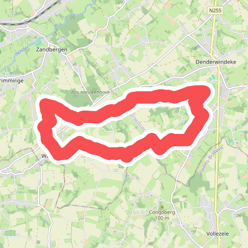 Tussen Dender en Mark wandelroute