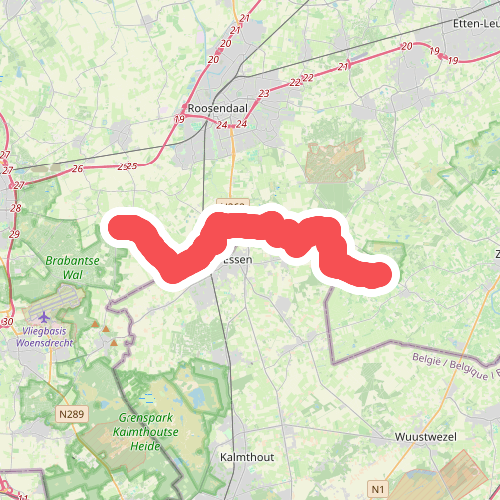 Wouwse Plantage - Achtmaal · Grenslandpad etappe 8
