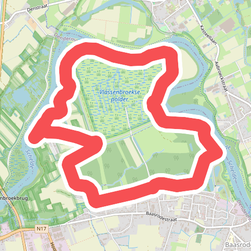 Vlassenbroekse polders wandelroute