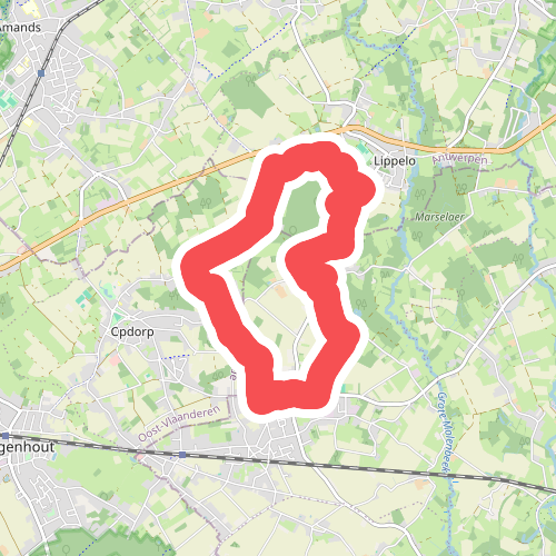 Middelpunt van Vlaanderen wandeling