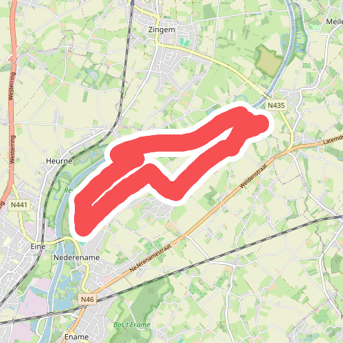 Door de Rijtmeersen wandelroute