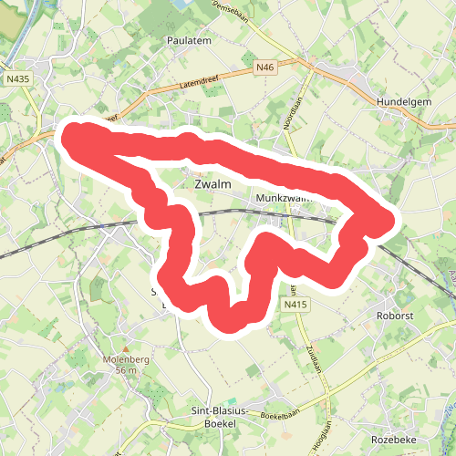 Langs de Zwalmbeek wandelroute