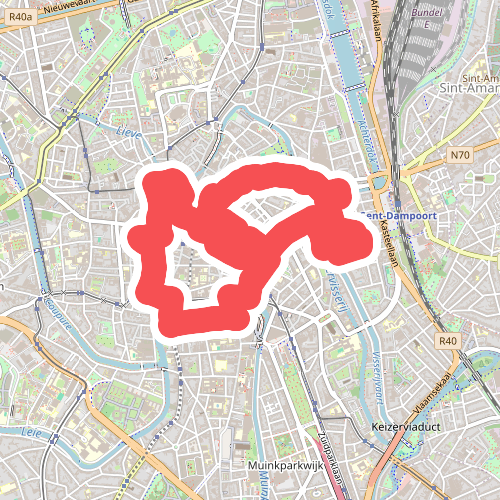 Middeleeuws Gent Wandelroute