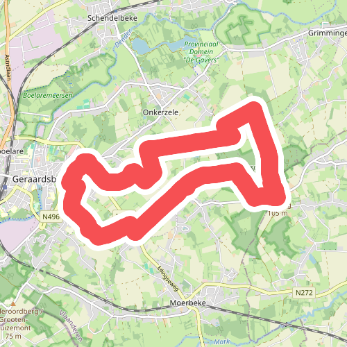 Op De Flanken Van De Muur Wandelroute