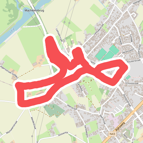 Roger Raveel Wandelroute